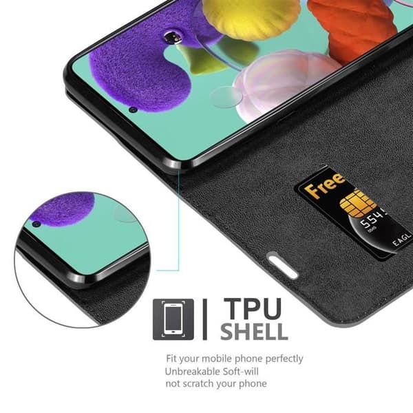 Fodral för Samsung Galaxy A51 4G / M40s Skal i TITAN GRÅ Grå