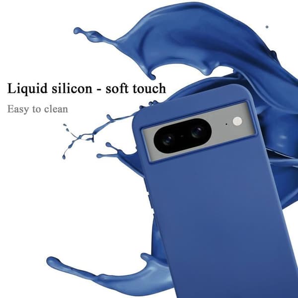 Skyddande skal för Google PIXEL 8 Stötskydd i flytande blå Blå