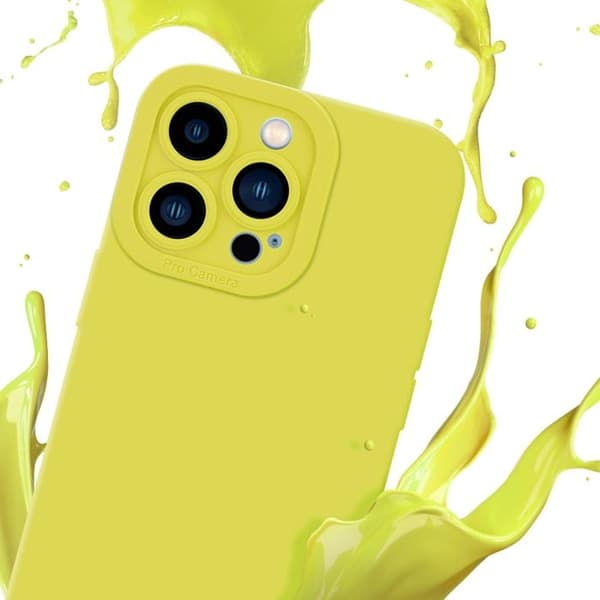 Skyddsfodral för iPhone 12 PRO i FLUID GUL Stötsäker Gul