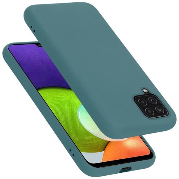 Coque - CADORABO - Samsung Galaxy A22/M22/M32 4G - LIQUID GREEN - Silikon TPU - Stötteffektiv skydd VÄTSKA GRÖN