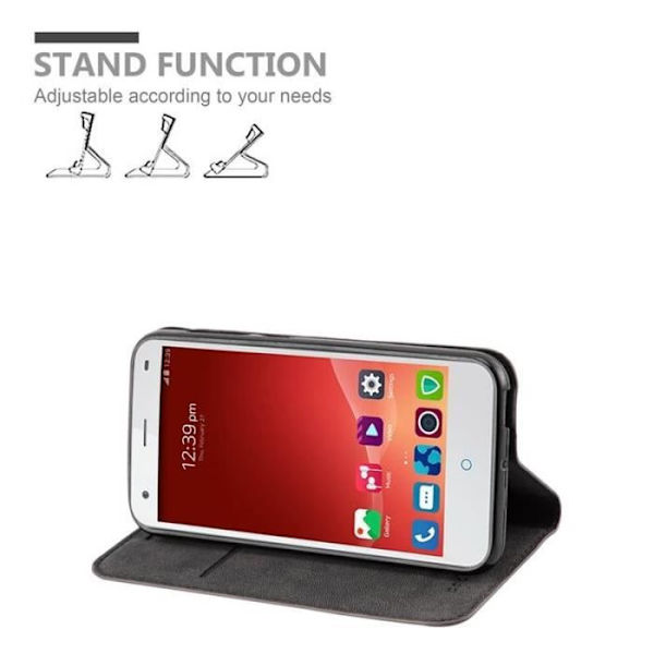 Cadorabo Fodral till ZTE BLADE S6 i KAFFEBRUNT