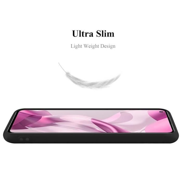 Coque - CADORABO - Xiaomi Mi 11 LITE (4G/5G) - Skydd i silikon TPU - Design Candy - Mjuk Svart