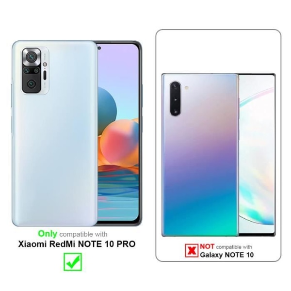 Fodral till Xiaomi RedMi NOTE 10 PRO Fodral i Candy Lilac Fodral Fodral Silikon TPU och kameraskydd