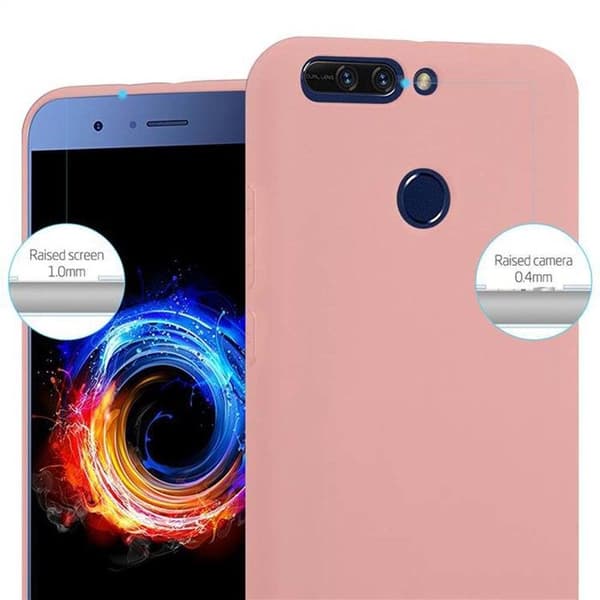 Skyddsfodral för Honor 8 PRO CANDY ROSE VIF Stötskydd Silikon Ros