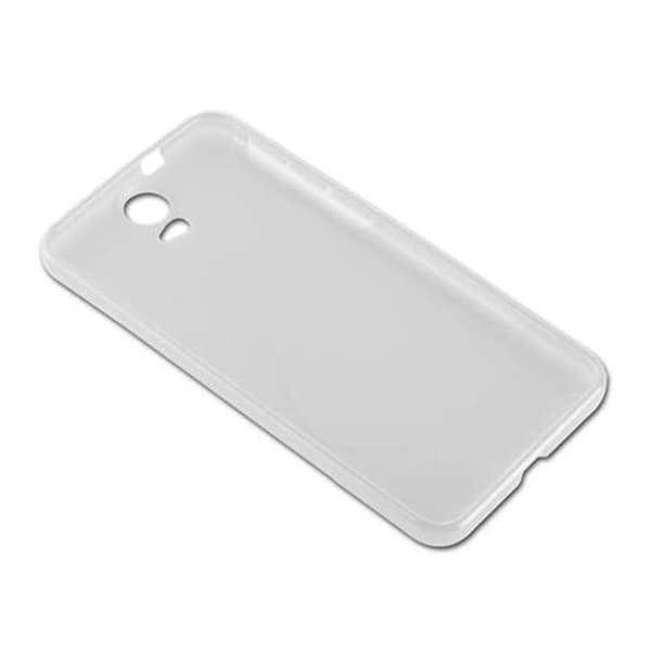 Skal för HTC ONE E9 PLUS i SEMI TRANSPARENT Vit