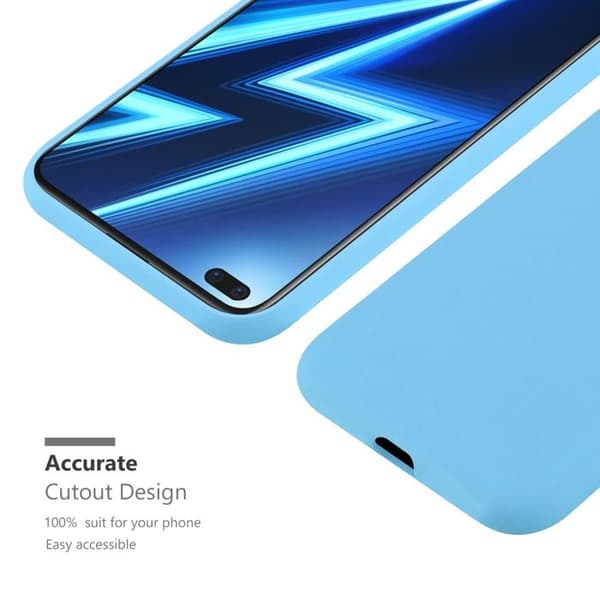 Skyddsfodral för Realme 6 PRO CANDY BLÅ Stötskydd Silikon Blå