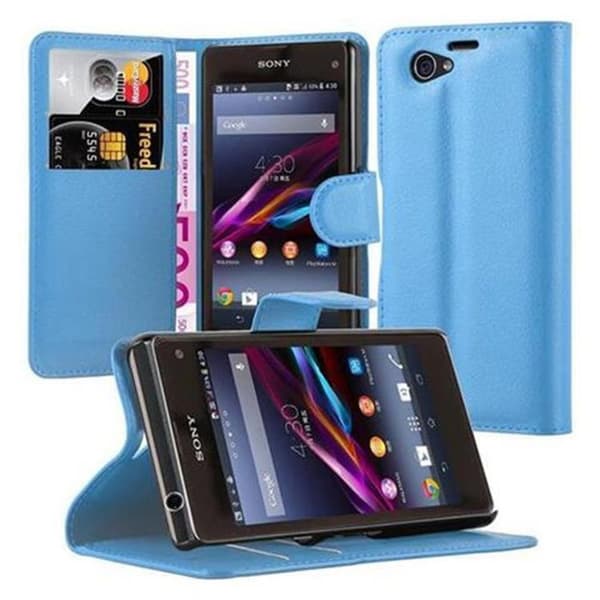 Etui för Sony Xperia Z1 COMPACT i PASTELLBLÅ Blå