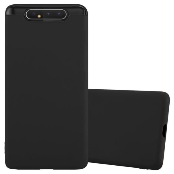 Fodral för Samsung Galaxy A80 / A90 4G i CANDY BLACK Cadorabo Cover Protection Silikon TPU-fodral