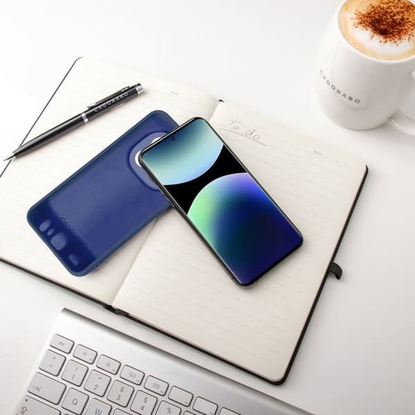 Skyddsskal för Xiaomi Redmi Note 14 Pro Plus 5G Stötabsorberande i LIQUID BLUE Blå