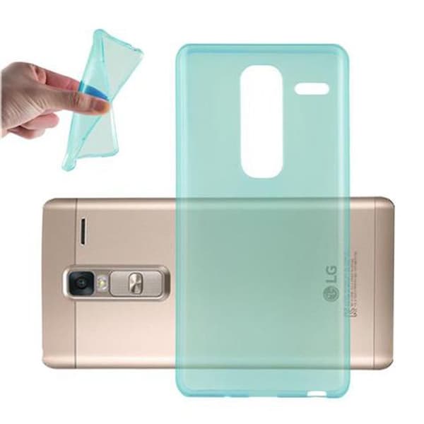 Transparent stötsäker silikonfodral för LG CLASS Blå
