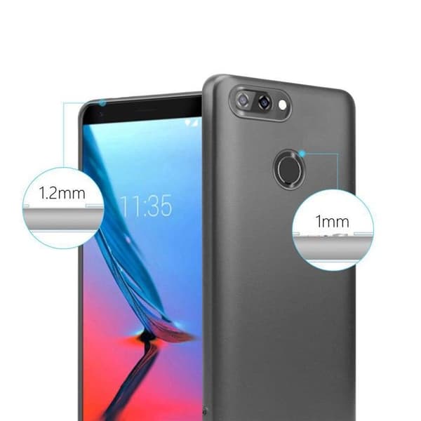Skyddsskal för ZTE Blade V9 Skyddsskal i MATTS GRÅ METALLISK design Grå