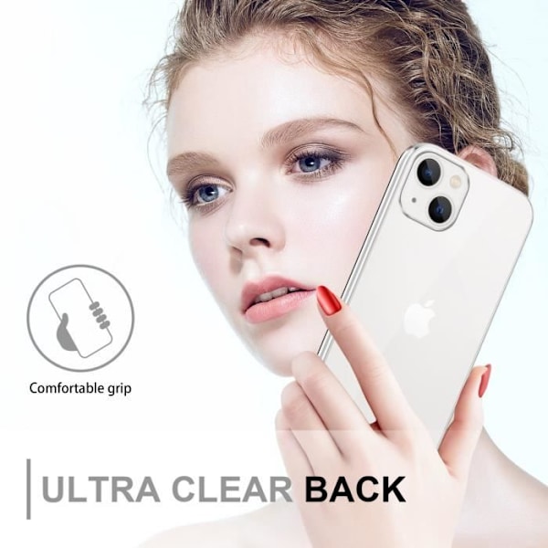 Coque - CADORABO - Apple iPhone 14 PLUS - Transparent - Skydd 360° - Silicone TPU Transparent