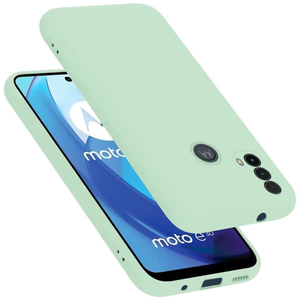 Skyddsskal för Motorola MOTO E20 / E30 / E40 Stötskydd i LIQUID LIGHT GREEN Grön