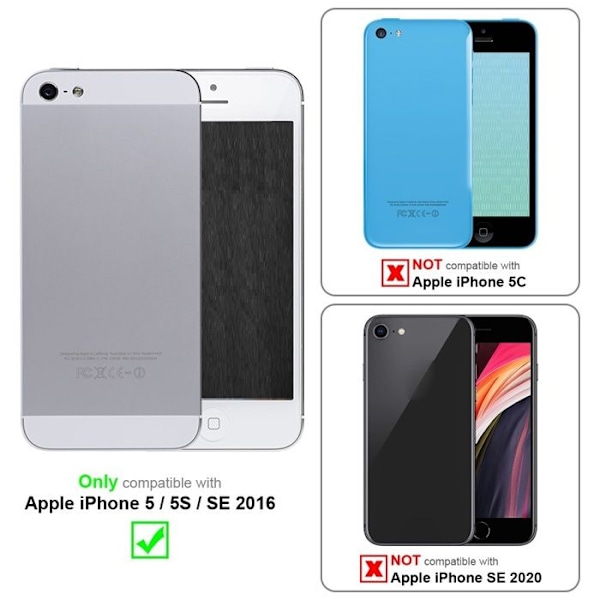 Skyddsfodral för Apple iPhone 5 / 5S / SE 2016 Med tryck LONDON - BIG BEN Hård Skal Täcka Foder Skydd trendigt Grå