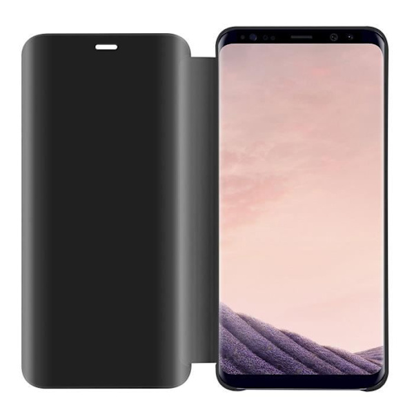 Coque - CADORABO - Samsung Galaxy S8 PLUS - Clear View - Turmalin Svart - Skydd 360° Svart turmalin