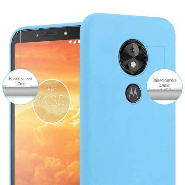Skyddsskal för Motorola MOTO E5 PLAY CANDY BLÅ Stötsäker Silikon Blå