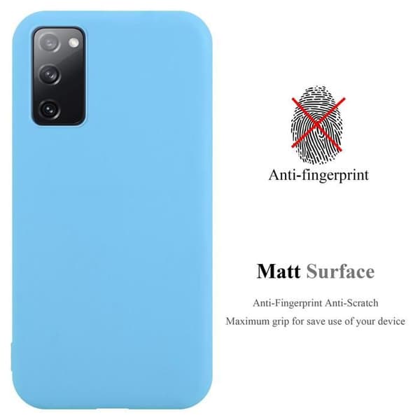 Skyddsfodral för Samsung Galaxy S20 FE CANDY BLÅ Stötabsorberande Silikon Blå