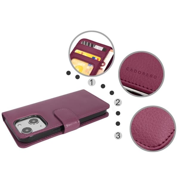 Etui för iPhone 13 MINI Skal i ORKIDÉER VIOLETT Skydd Violett