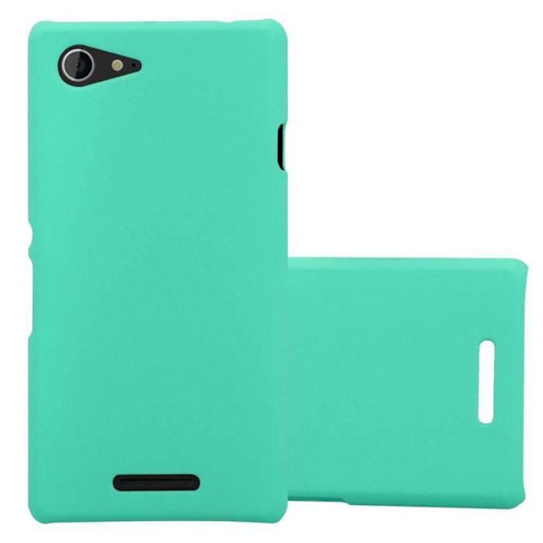 Fodral - CADORABO - Sony Xperia E3 - Stötskydd - Frostad Design - Färg Frosty Green Frostig grön