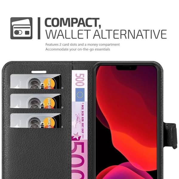 Etui för iPhone 12 PRO MAX i JET BLACK Svart