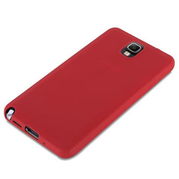 Skyddsfodral för Samsung Galaxy NOTE 3 CANDY RÖD Stötsäker Silikon Röd