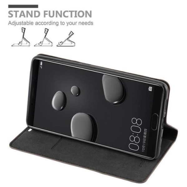 Huawei MATE 10 Fodral i KAFFEBRUN från Cadorabo (INVISIBLE MAGNETIC CLOSURE Design) Helt skyddsfodral med Flip Flip