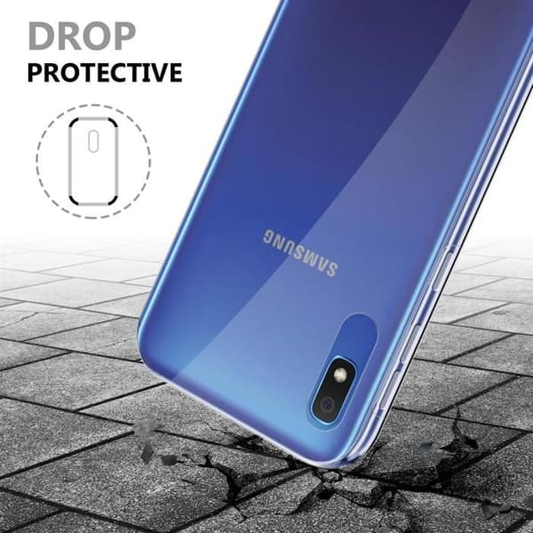 Transparent skydd för Samsung Galaxy A10 / M10 Vit