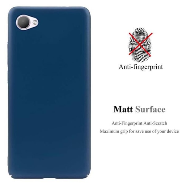 Fodral - CADORABO - HTC Desire 12 - Metallic Blue - Stötskydd - Elegant design METALLISK BLÅ
