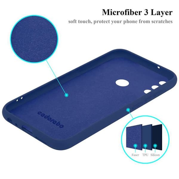 Skyddande skal för Honor 9A Stötabsorberande i LIQUID BLUE Blå