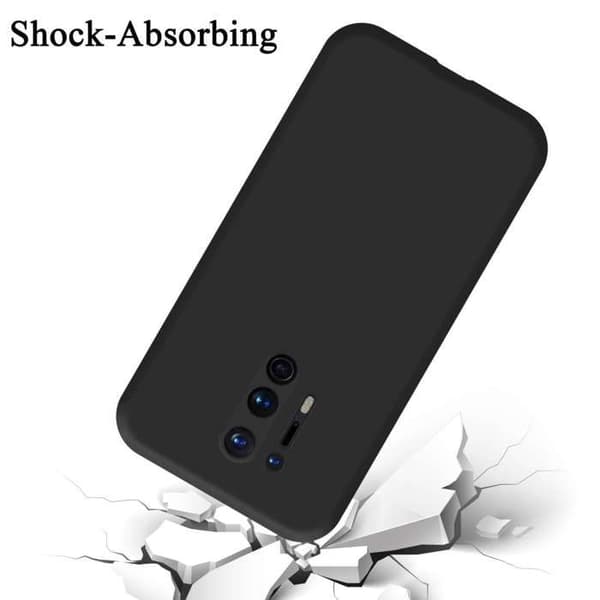 Skyddande skal för OnePlus 8 PRO Stötskydd i LIQUID BLACK Svart