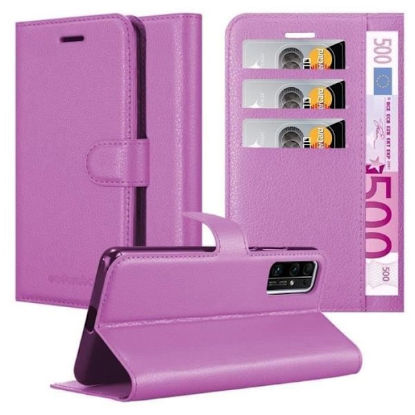 Honor 30 Fodral - CADORABO - Lila - Imiterat läder - Stativfunktion - 3 kortfack Lila