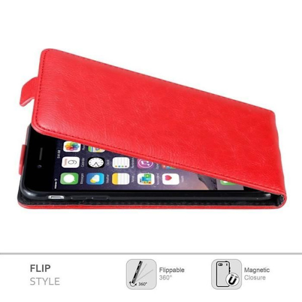 Cadorabo Fodral till Apple iPhone 6 PLUS - iPhone 6S PLUS i APPLE RÖTT