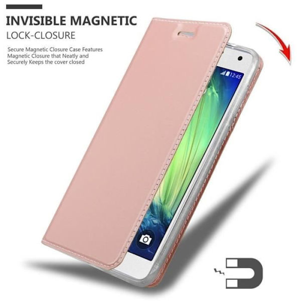 Cadorabo Fodral till Samsung Galaxy A7 2015 i CLASSY ROSÉ GULD