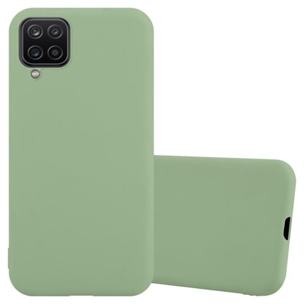 Coque - CADORABO - Galaxy A12 / M12 - Silikon TPU - Stötteförsvar - Trendig design Pastellgrön