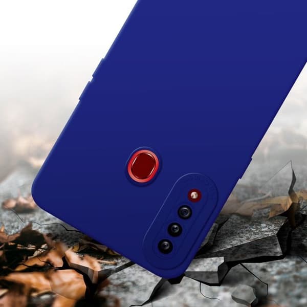 Skyddsfodral för Samsung Galaxy A20s i FLUID BLÅ Stötsäker Blå