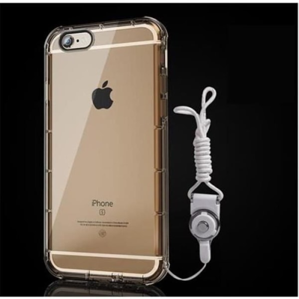 Coque - CADORABO - iPhone 6 / iPhone 6S - Silikon TPU - Design med rem - Slim skydd Orange