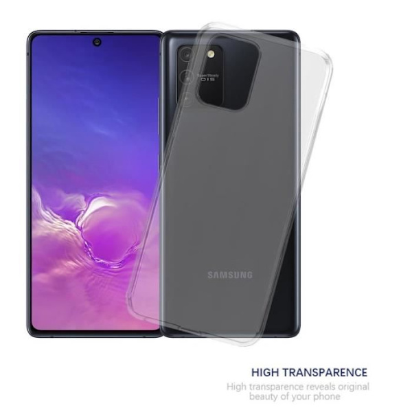 Skyddande fodral - CADORABO - Samsung Galaxy A91 - Silikon TPU - Stötabsorberande - Tunn design Vit