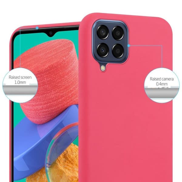 Skyddsfodral för Samsung Galaxy M33 5G CANDY RÖD Stötsäker Silikon Röd