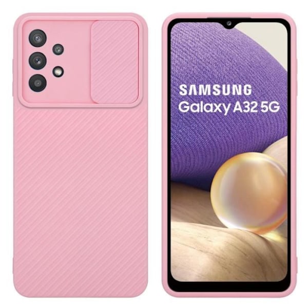 Hus till Samsung Galaxy A32 5G - CADORABO - Gottis Rosa - TPU-silikon - Kameraskydd Godisrosa