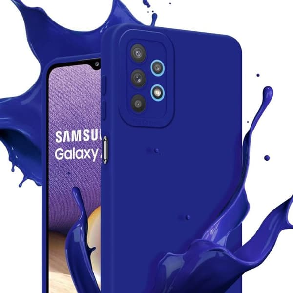 Skyddsfodral för Samsung Galaxy A32 5G i FLUID BLÅ Stötsäker Blå