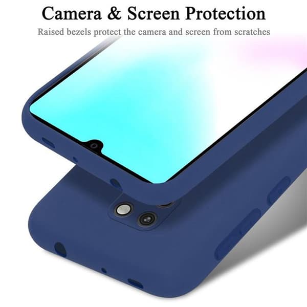 Skyddande stötsäker skal för Huawei MATE 20 i LIQUID BLUE Blå