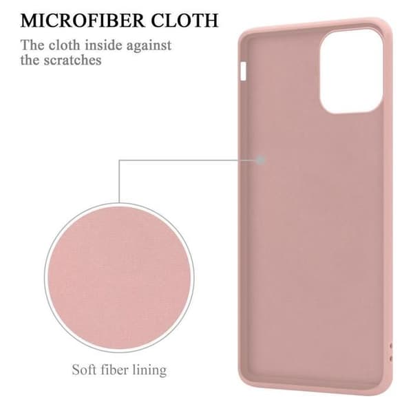 Skal för iPhone 13 PRO i LIQUID PINK Stötskydd Ros