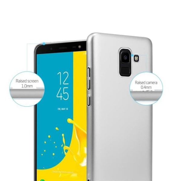 Coque - CADORABO - Samsung Galaxy J6 2018 - Skydd 360° - TPU/Silikon - Matdesign Grå