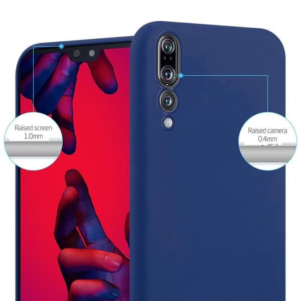 Skyddsfodral för Huawei P20 PRO / P20 PLUS CANDY MÖRKBLEU Stötsäker Silikon Blå