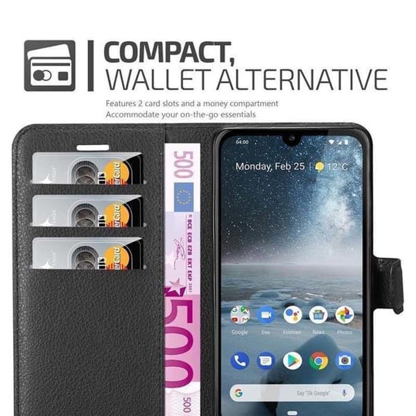 Etui för Nokia 4.2 i JETSVART Svart