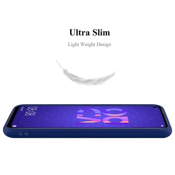 Skyddsfodral för Huawei NOVA 5 / 5 PRO MÖRKBLEU Stötsäker Silikon Blå