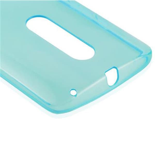 Transparent stötsäker silikonfodral för Motorola MOTO X PLAY Blå