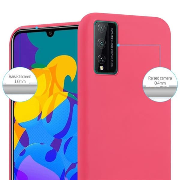 Skyddsfodral för Honor PLAY 4T PRO CANDY RÖD Stötsäker Silikon Röd