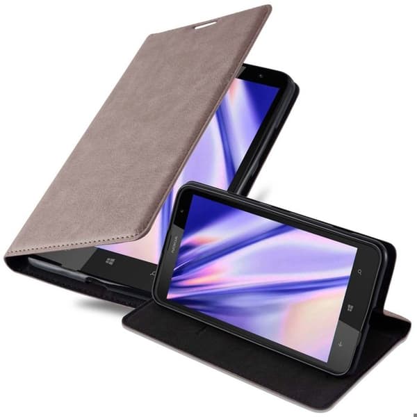 Fodral för Nokia Lumia 1320 Skal i MÖRK BRUN brun