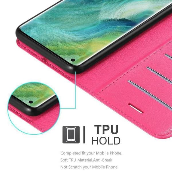 Etui för Oppo FIND X2 PRO i SOCKERROSA Ros